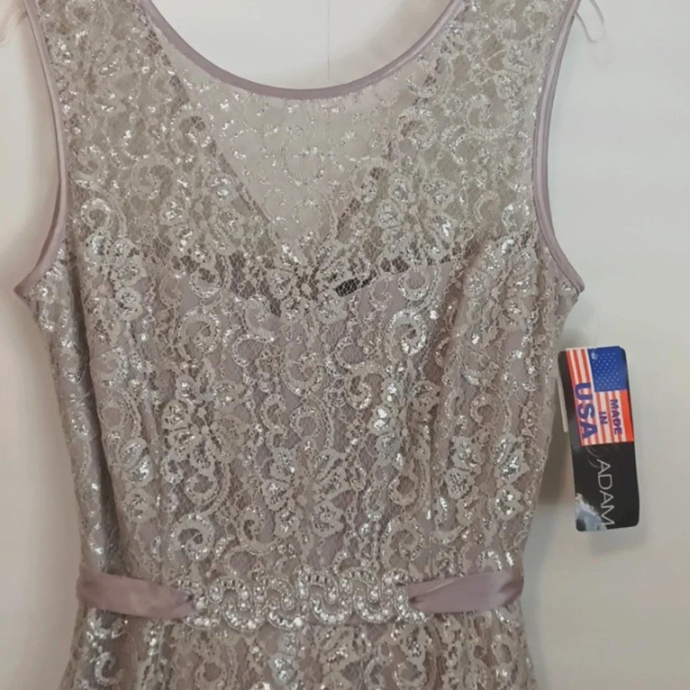 Betsy Adam NWT, made in USA, prom, bridal or special event dress Sz. 12. - Picture 2 of 9